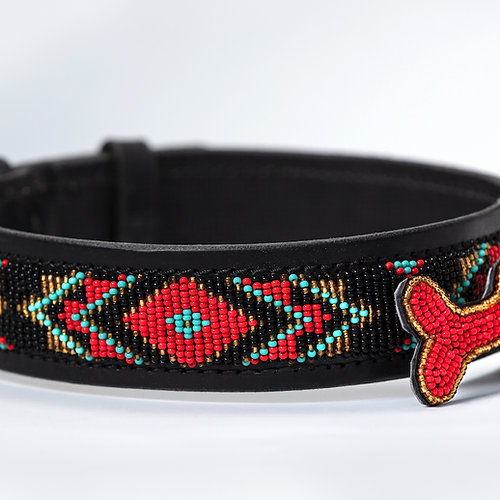 Kampuni Zinj Design Hundehalsbånd - Terese Red