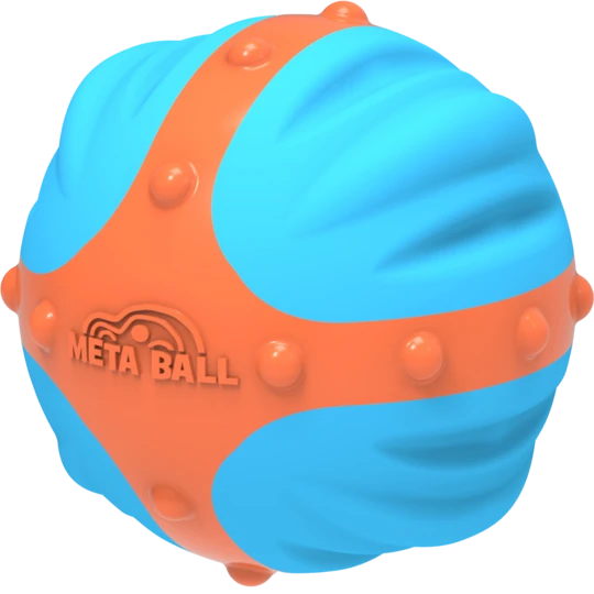 AFP X-Bounce Ball - Bold med piv Ø 6 cm - Hundelegetøj