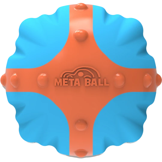 AFP X-Bounce Ball - Bold med piv Ø 6 cm - Hundelegetøj - Billede 2