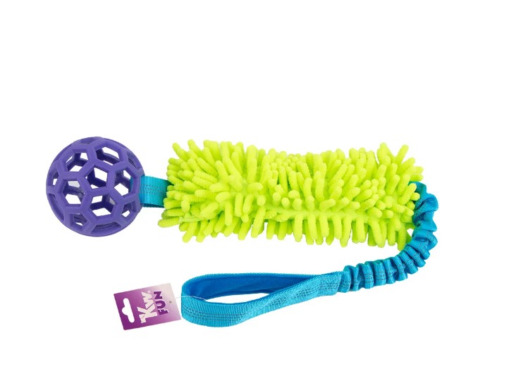 KW Fun Bungee Trækkelegetøj Moppe - Trækkelegetøj til hund