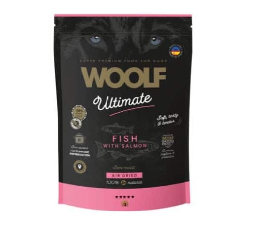 Woolf Ultimate Fish, Laks 1 kg - Semi-moist hundefoder