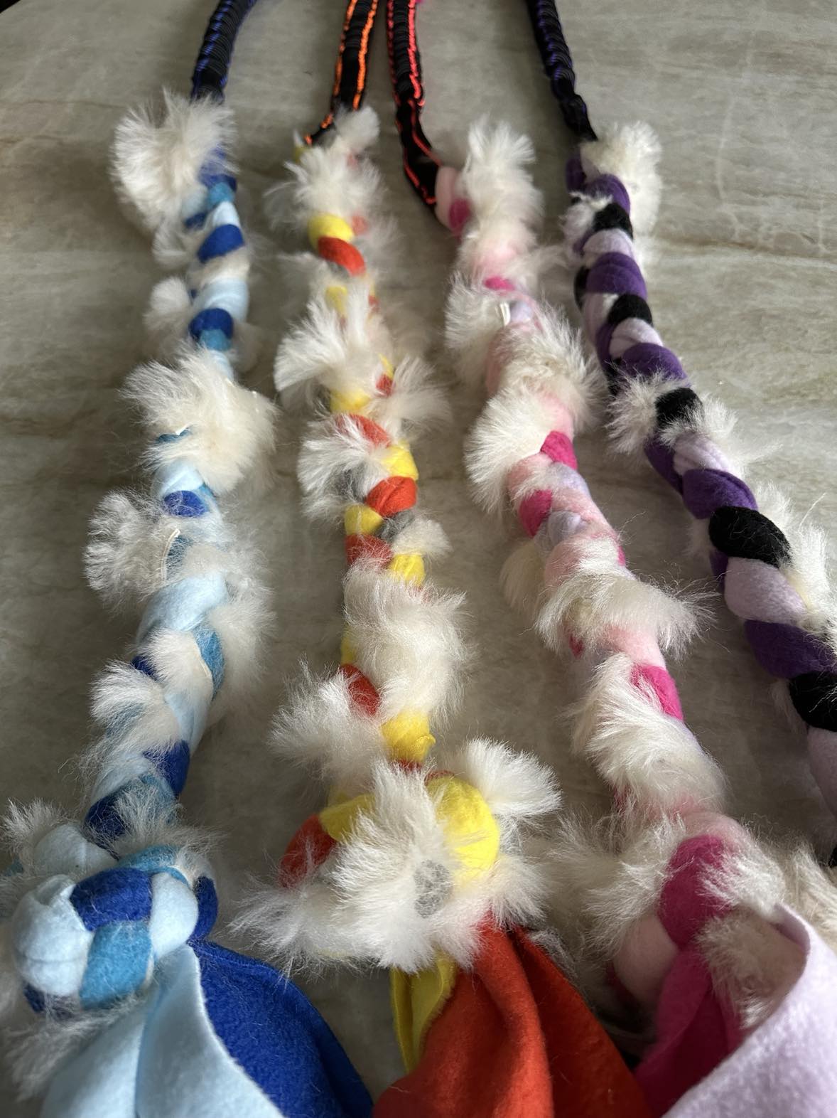 Paws Made™ Bungee Fleece Sheep - Trækkelegetøj - Billede 2