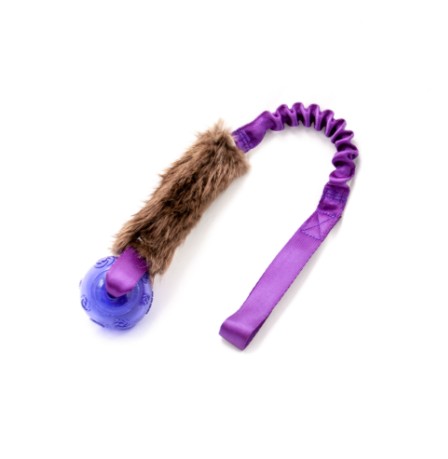 Doggie-Zen Bungee Beaver Tug L with KONG Squeezz - Trækkelegetøj - Billede 3