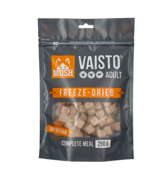 MUSH Vaisto Grå - frysetørret fuldfoder 800g