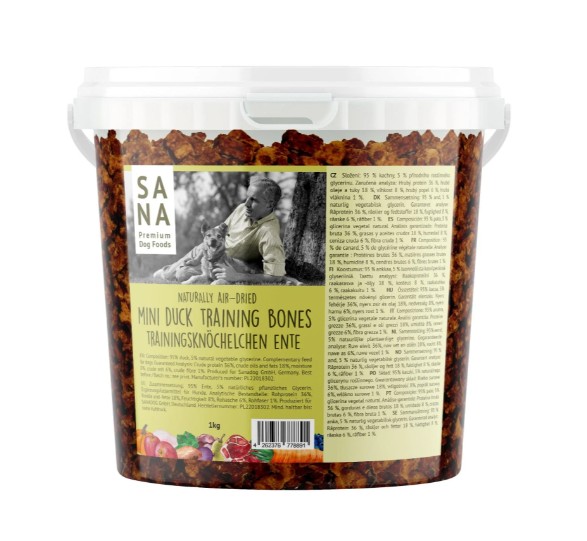 SANA Træningsgodbidder And - STORKØB. 1 kg