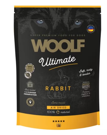 Woolf Ultimate Rabbit 1 kg - Semi-moist hundefoder