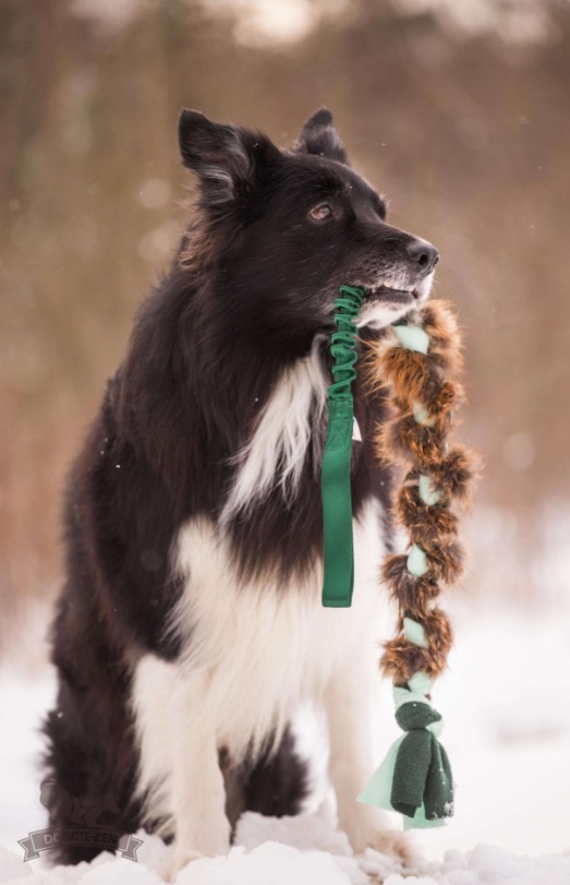 Doggie-Zen fleece og rævepels - Legetøj til hundetræning