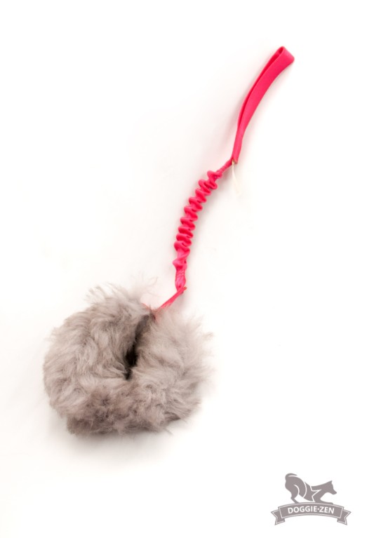 Doggie-Zen Kampring med ægte lammepels - Billede 2