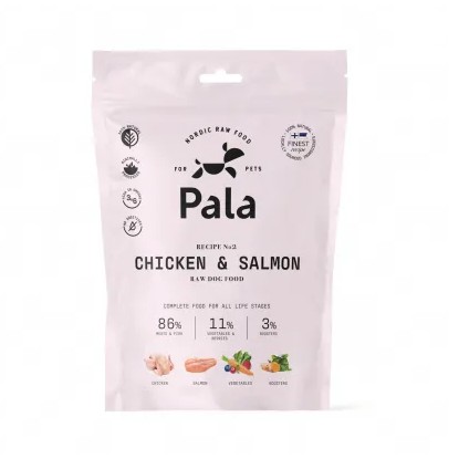 Pala Recipe #2 Kylling & Laks 1kg - Råfoder